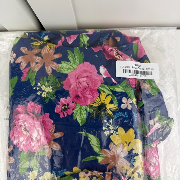 Lulus Women's XS Blue Floral Satin One Shoulder Formal Dress Prom Gown Wedding! - Picture 11 of 14